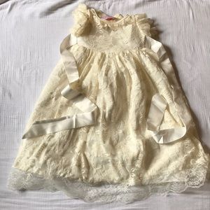 Think pink lace dress